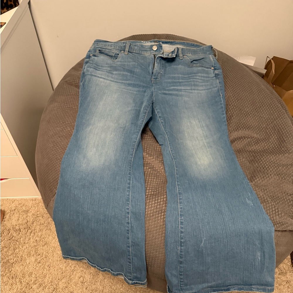 Torrid Light Blue Flare Jeans